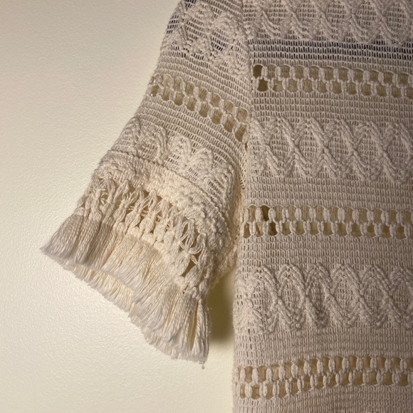 White Crochet Shirt - Picture 2 of 3